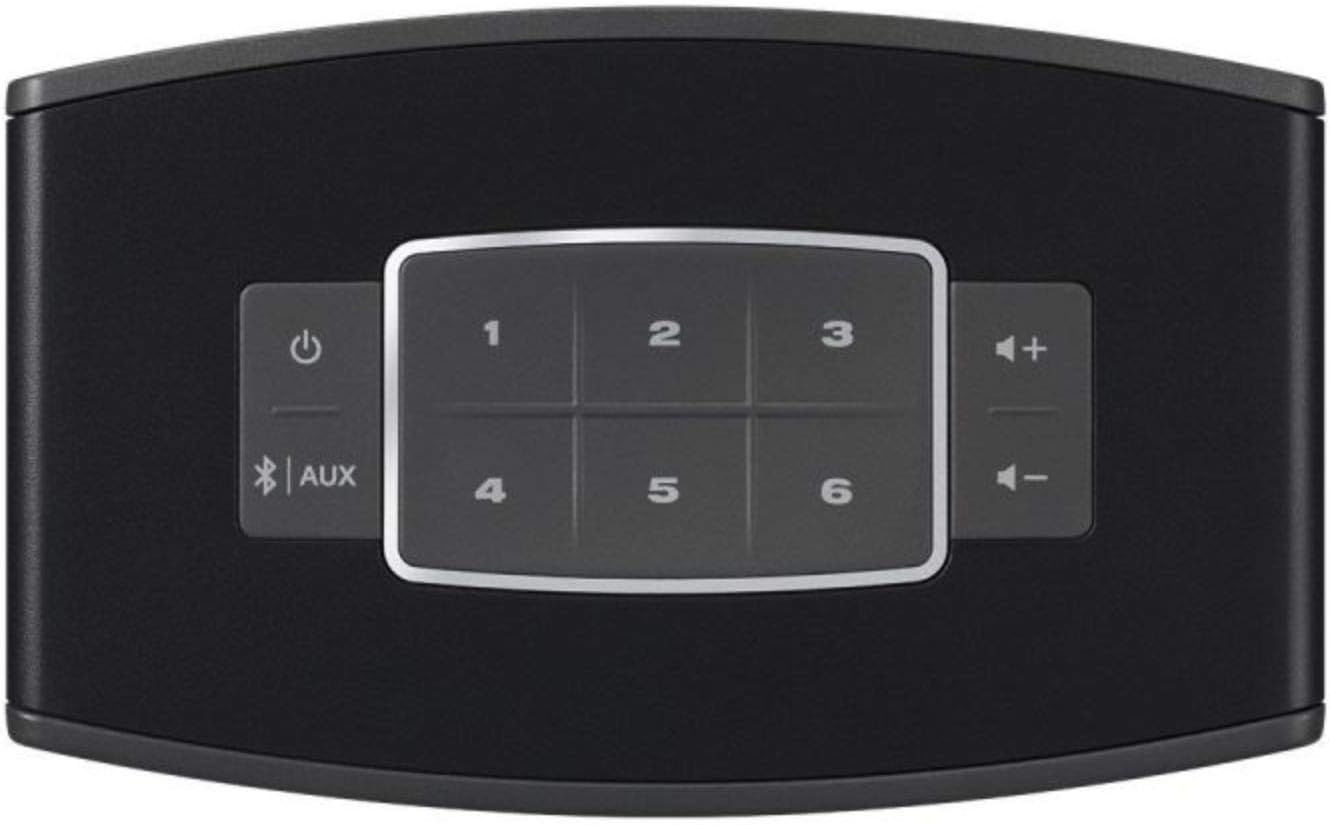 Top panel controls of Bose SoundTouch 10 speaker