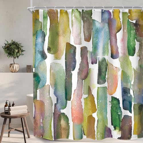 Komllex KOM-KHCLW-75992 Duschvorhang-Set Aquarell