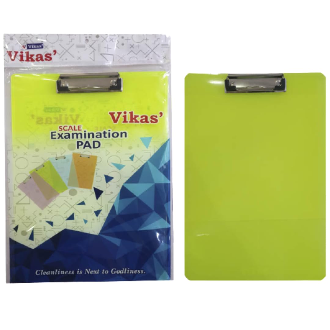 Vikas Unbreakable Exam Board 9.5 x 14 Inch – Dhani Color | Strong & Durable Writing Pad for Exams | Lightweight, Smooth Surface, Anti-Slip Grip | Ideal for School, Coaching & Office Use-image-8