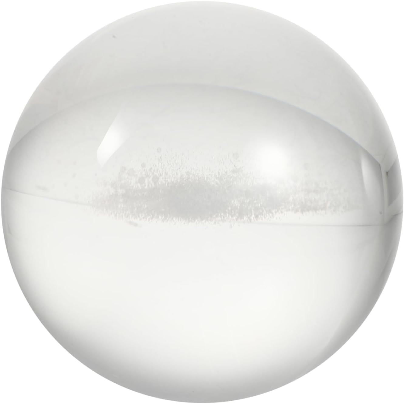 Crystal Ball Decoration Engraved Home Ornament 3D Design Glass for Meditation and Spiritual Spaces Chic Adornment for Living Room