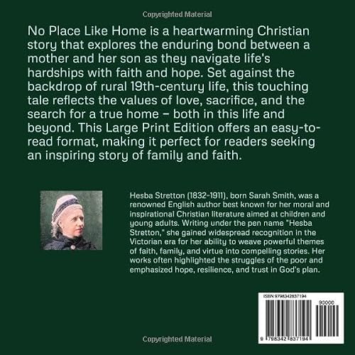 No Place Like Home (Large Print Edition): A Heartwarming & Inspirational Christian Story of Family, Faith, and Home