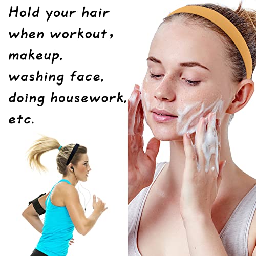 Wecoe 10Pcs Plastic Headbands With Teeth 1Inch Wide Comb Headbands Thin Headbands For Women Non Slip Fashion Comfortable Hair Bands Cute Colorful Girls Headbands Short Hair Accessories For Women Girls #TOP4