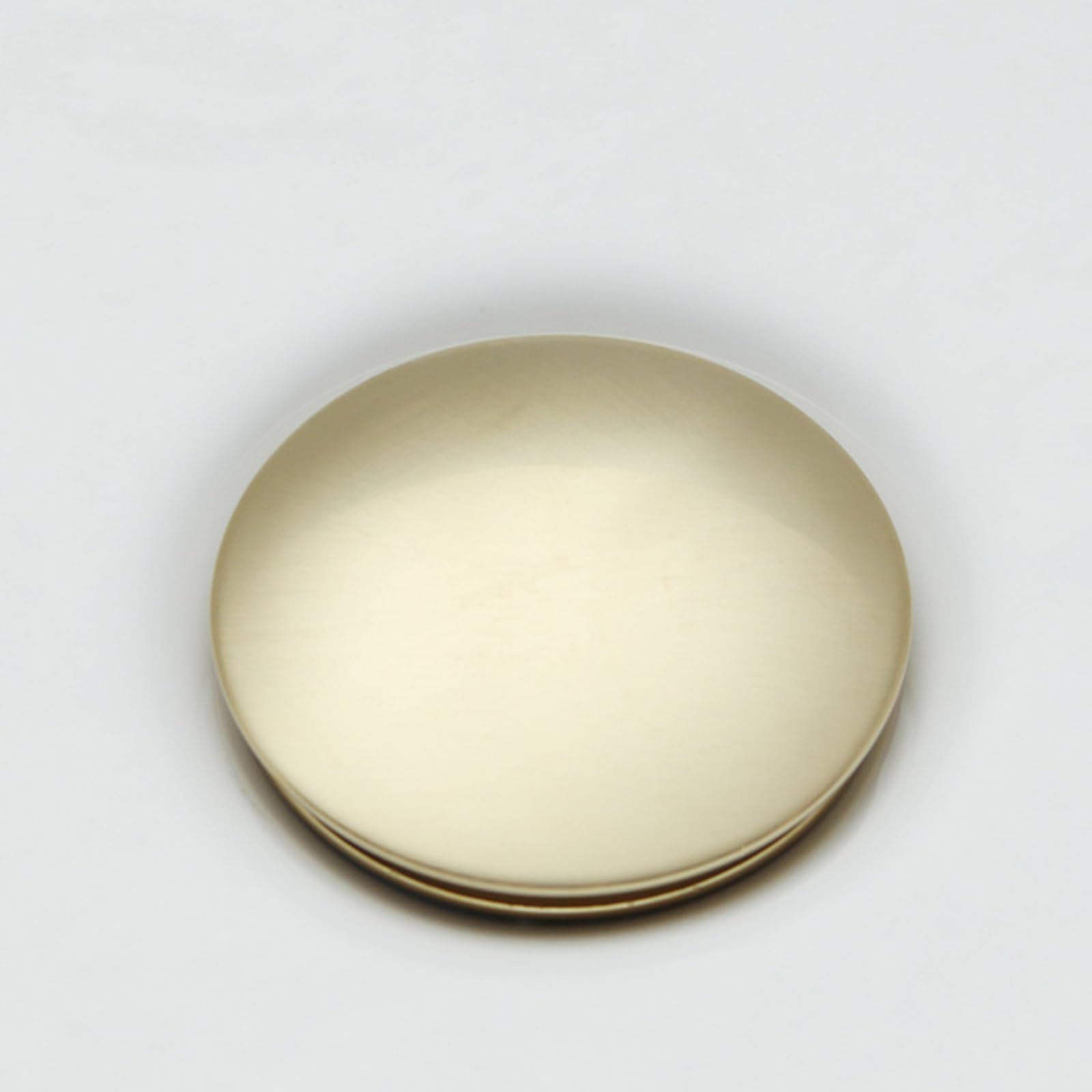 VáLvula Para Lavabo Clic Clac Valvula Click Clack Lavabo DesagüE Lavabo Universal Drenaje Emergente Todo De Cobre,Oro Cepillado,Sin Agujero De Desbordamiento