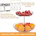 LANEJOY Fruit Basket Bowl Stainless Steel Fruit Storage Basket Wire Bowl for kitchen with Bread Vegetables (SGL0006)
