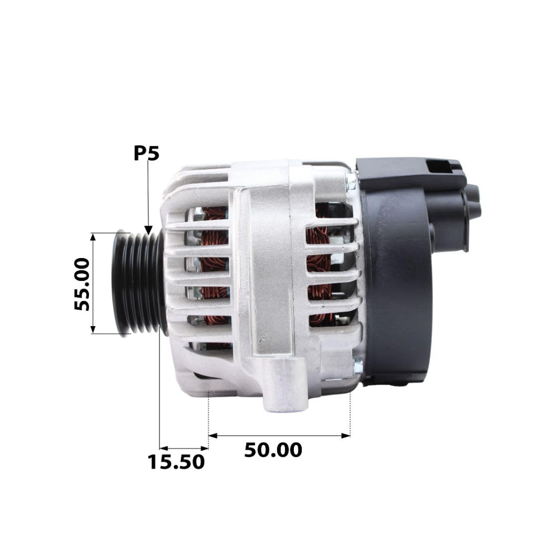 TT11277 PRO Lichtmaschine für Auto 12V, 85/90 A. Kompatibel mit FIAT, ABARTH, FORD, LANCIA, OPEL. Ausgezeichnetes Preis-Leistungs-Verhältnis. Einfache Installation und Garantie.