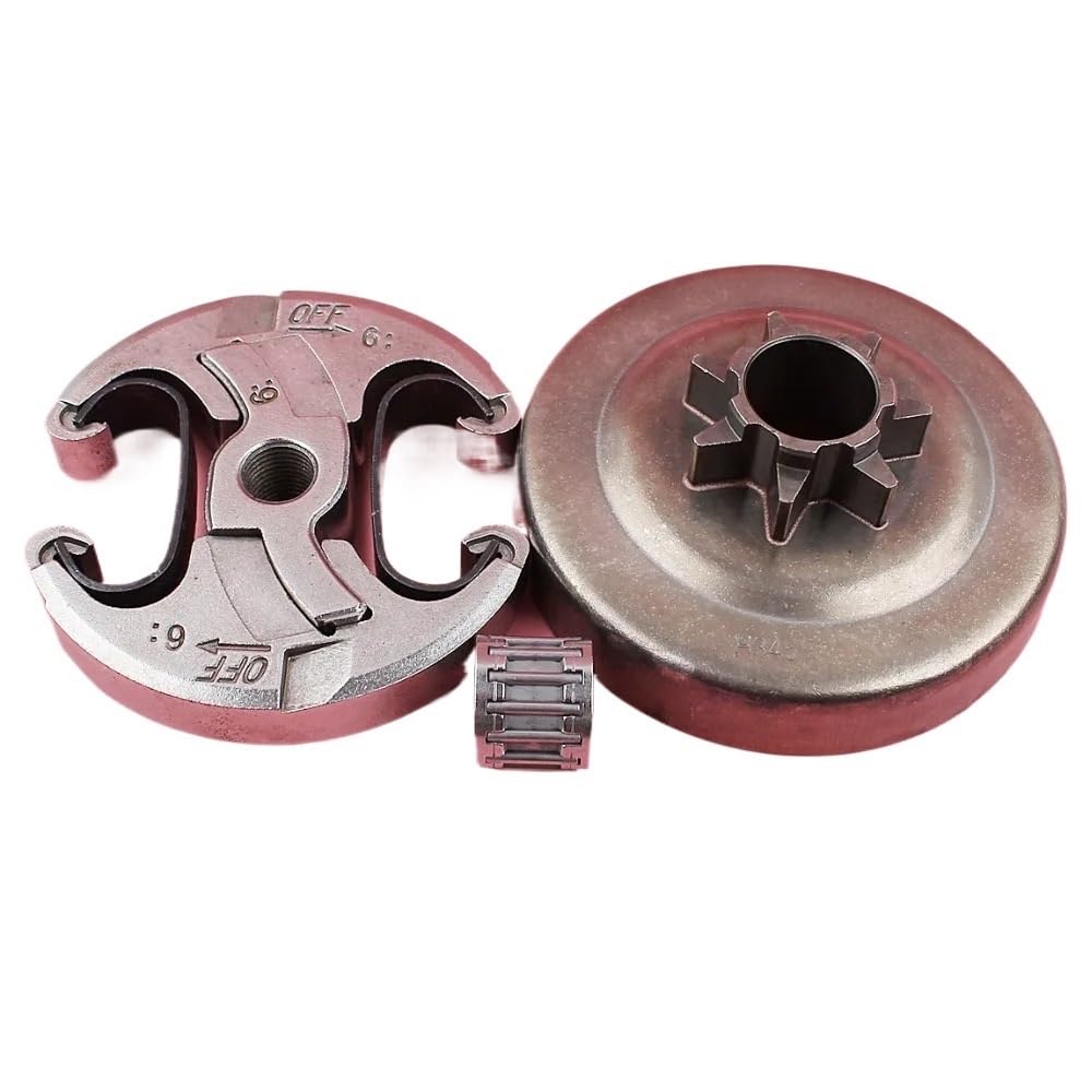 Kit de cojinete de aguja compatible con modelos de motosierra 340 345 346XP 350 353 445 455 460 450 E Piezas de embrague de reemplazo