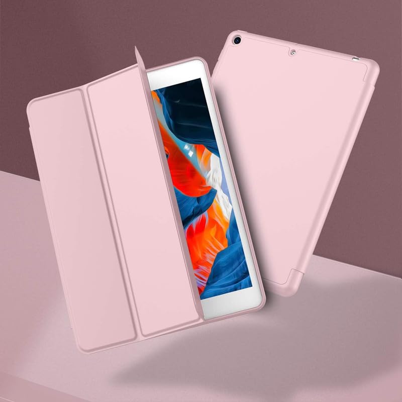 Image of Tablet Case Cover for Apple iPad 10.2 inch (7th|8th|9th Gen) [Auto Sleep /Wake Cover] [Pencil Holder] [Trifold Stand] - Pink