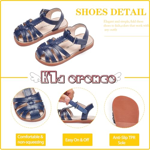 Image of Kiderence Toddler Girls Sandals Little Girls Kids Summer Shoes Toddler Sandals