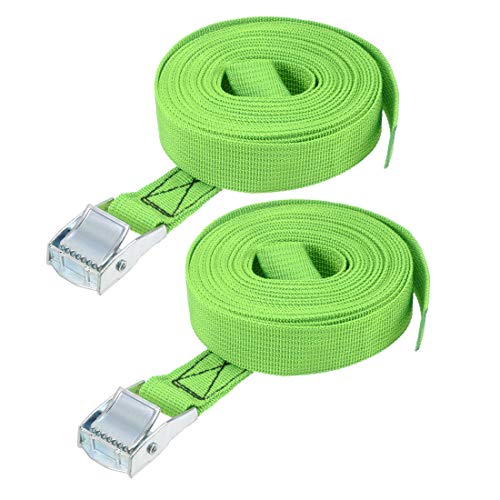 Get Discount Offer uxcell Cam Buckle Tie Down Lashing Strap 4.5Mx25mm 250Kg Load Cap Polypropylene for Moving Cargo, Green, Pack of 2 Get Discount Offer uxcell Cam Buckle Tie Down Lashing Strap 4.5Mx25mm 250Kg Load Cap Polypropylene for Moving Cargo, Green, Pack of 2