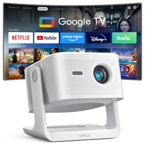 Image of 【UP-2026 Google TV & 50W Dolby】Outdoor 4K Projector with WiFi and Bluetooth