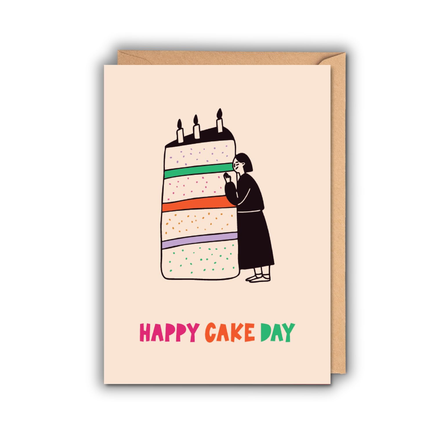 Good Tuesday Birthday Greetings Card | Cake Day — image 1