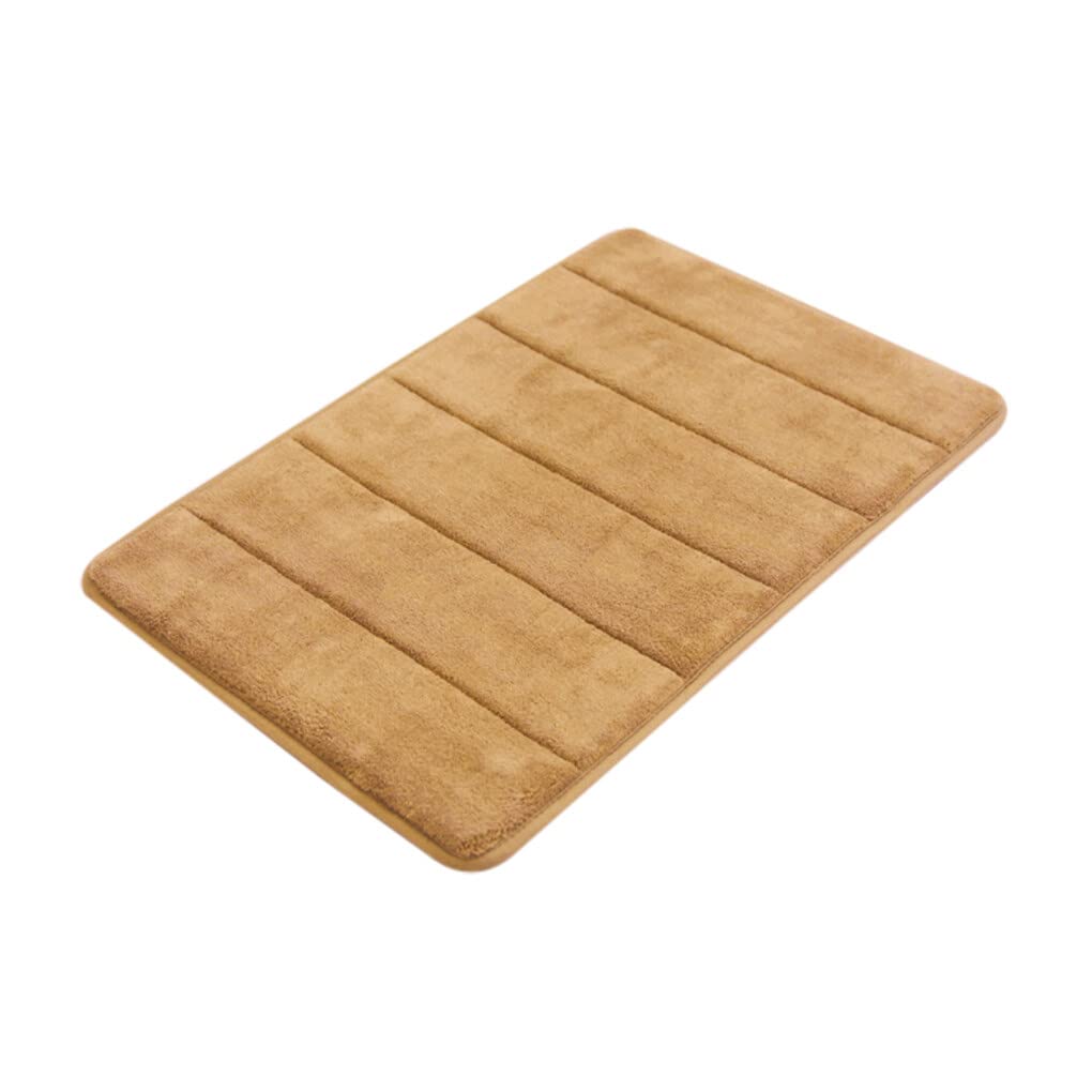 Generic 40 60cm Water Absorption Rug Bathroom Mat Shaggy Memory Foam Bath Mat Set Kitchen Door Floor Mat