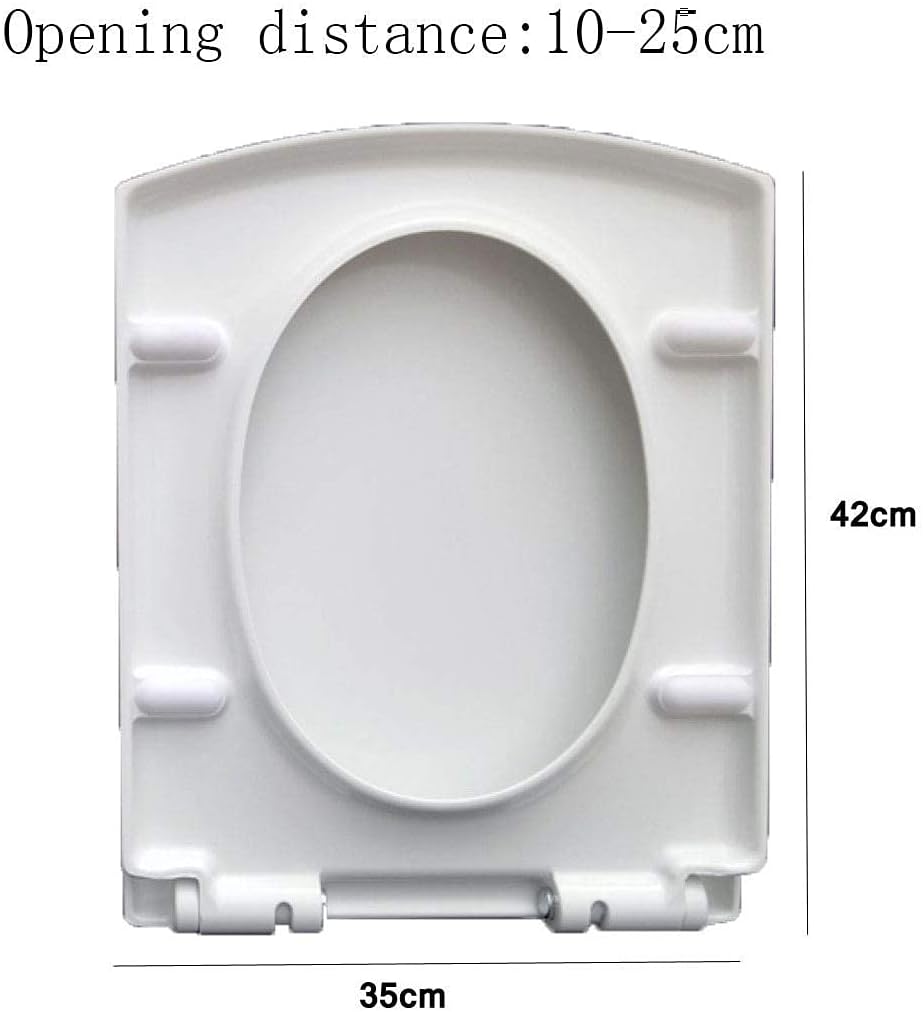 Toilet Lid Square Slower Thicker Urea Aldehyde Top Loading Type Toilet Bowl Cover General Purpose Toilet Board(A)