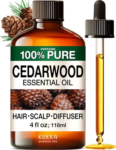 KUKKA Cedarwood Essential Oil 4 Fl Oz