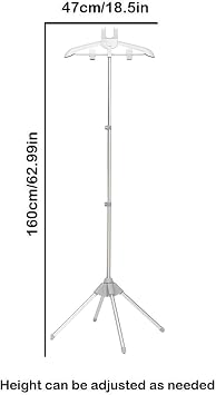 2 Garment Hanger for Steaming Clothes - Steam Iron Clothes Rack - Steam Clothes Hanger - Handheld Garment Steamer Clothes Rack - Garment Steamer Accessories| for Indoor Outdoor Use