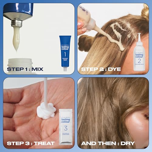 Clairol Lasting Colour Permanent Hair Dye | Ideal Grey Coverage | Shiny and Moisturised Hair | 8A Medium Ash Blonde - Image 5