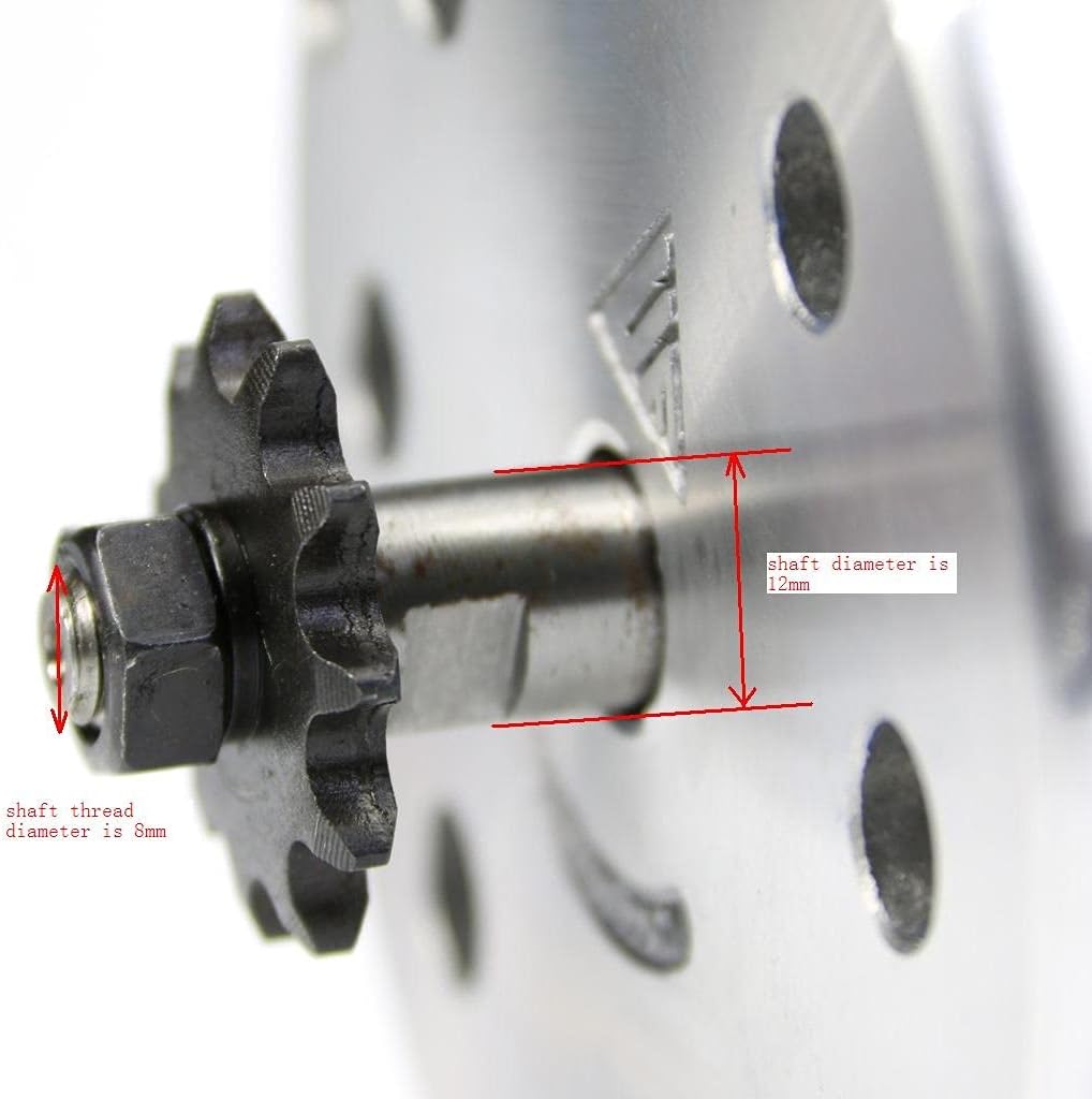 MOTOTPR Brushed DC Electric Motor 36V 800W for Quad Trike Go-Kart Scooter ATV Moped Bike DIY