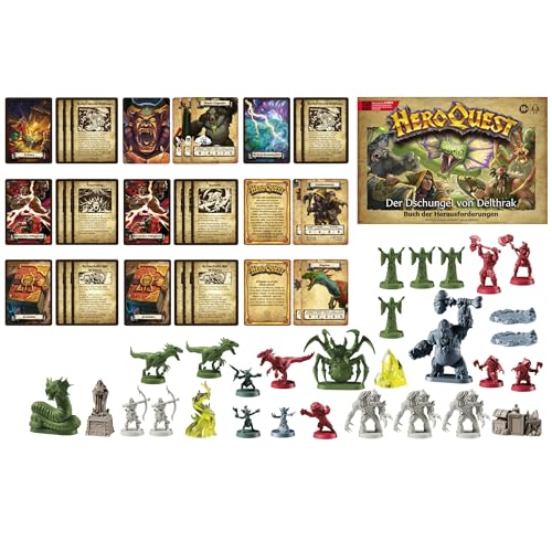 Avalon Hill HeroQuest The Jungle of Delthrak Adventure Pack, HeroQuest Base Game Required, Role Play, German Version - Image 3