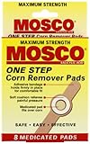 Mosco One Step Corn Remover Pads, Maximum Strength, 8 medicated pads (Pack of 12)