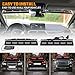 XRIDONSEN 2x 17 inch Red Emergency Lights Bar 40 LED Dash Visor Interior Front/Rear Windshield Strobe Lights Safety Flashing Warning Hazard for Ambulance Firefighter Police Vehicles Trucks Car