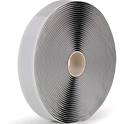 LLPT Butyl Tape Black 1 Inch x 33Ft Tight Seal for Leak Proof EPDM RV Repair Window Glass Boat Sealing Roof Pipe Patching(BST233) Cover