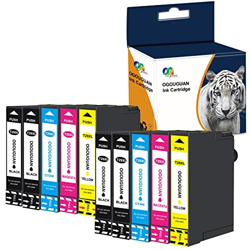 Ouguan 29XL Cartuchos de tinta compatíveis para Epson 29 Epson 29XL tinta com Epson XP-235 XP-352 XP-342 XP-255 XP-332 XP-345 XP-442 XP-352 XP-355 XP-245 XP-3355 XP-257XP/247