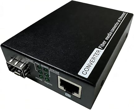 iszo LL-SFPMC10GRTL 10G SFP+ to RJ45 Media Converter, 10GBase-T/R Multi-Rate Support XGS-PON Stick/GPON Stick/EPON Stick,10G/5G/2.5G/1G/100M