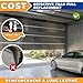 Sidasu 9 FT Garage Door Strut, Heavy Duty Steel Garage Door Reinforcement Strut, Garage Door Hurricane Brace Kit, DIY & Professional Installation