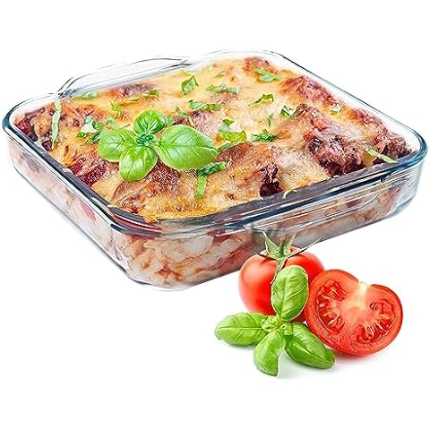 KADAX Glass Loaf Tin for Baking Cover