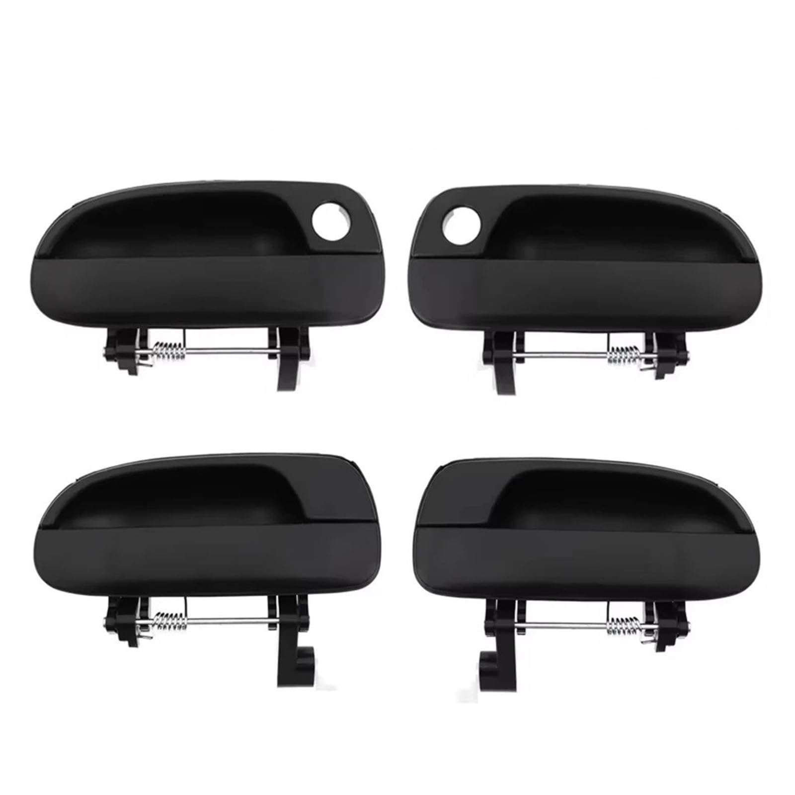 Sauanmnktp 4Pcs Exterior Door Handle For Car For Hyundai For Accent 2000-2006 Car Rear Front Door Outer Handle