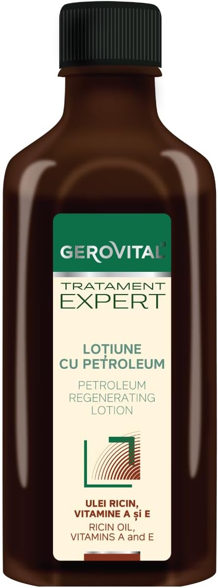 Tratament Expert Intensive Regenerating Lotion for Hair with Petroleum, Castor Oil, Vitamin A and E, Reduces Hair Loss, Stimulates its Growth, 100 ml
