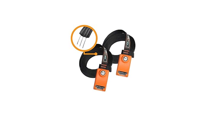 Amazon.com: Onefeng Sports Lockable Tie Down Strap with 3