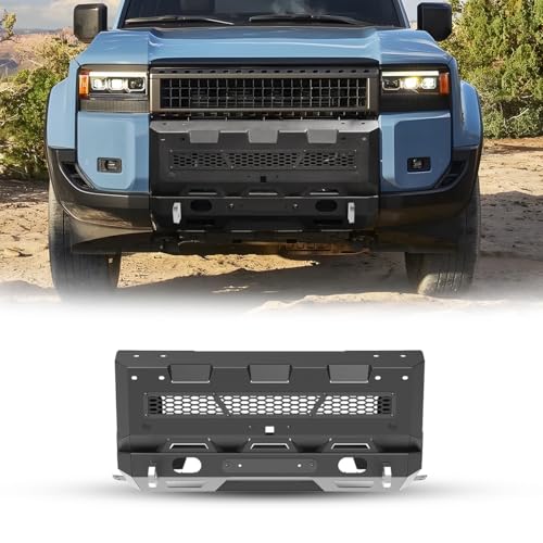 CPW Front Bumper for Toyota Land Cruiser 250 2024-2026, Modular Design Compatible with Factory Parking and Front View System Steel Material