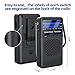 AM FM SW 3 Band Pocket Radio, Portable Battery Operated Shortwave Radio, Back Clip Transistor radios with 3.5mm Earphone Jack, Emergency LED Flashlight for Camping, Home