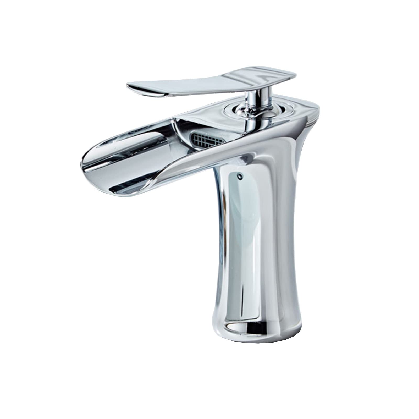 Grifo de lavabo compacto de un orificio para solucionar la falta de espacio en baños y tocadores