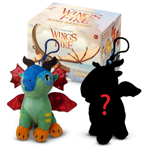 Tui T. Sutherland's - Wings of Fire Dragon Plush Stuffed Animal - Glory & Mystery Dragon Combo Box - Soft Stuffed Animal Dangler Toy - Collectible...