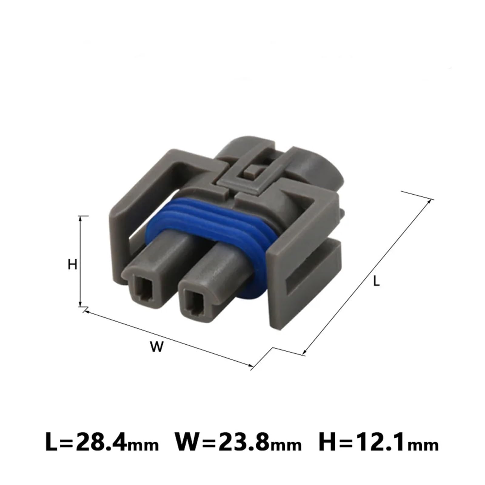 2-poliger 15339016/12162017 Steckverbinder/elektromagnetische Kupplung der Klimaanlage(Male,50 SETS)
