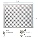 The Beadsmith, Wig Jig, Wig-A-Ma-Jig Deluxe, 4.5 x 5.5 inch Square jig, Includes 30 Metal pegs, Tool for Making Wire findings, Components and Jewelry Designs