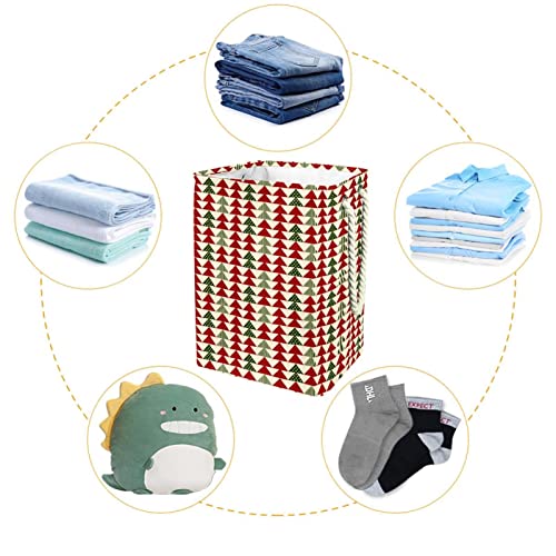 Panier à linge Arbre de Noël grand format avec poignées - 5