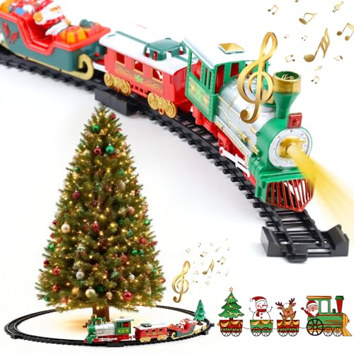 Weihnachtszug Elektrisch Mit Musik,Weihnachtsbaum Zug, Eisenbahn...