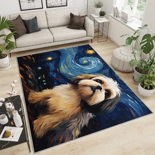 Tapete decorativo rectangular 3x4 ft MITOUJE miniatura 2