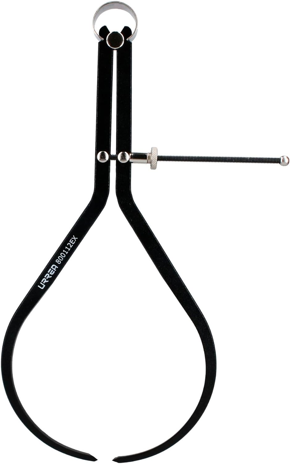 Urrea Exterior Calipers - 12" Outside Measurement Tool with Fine Thread Precision Screw & Knurled Lock - 800112EX