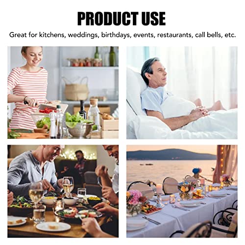 Campainha de Chamada Manual, Material de Latão Portátil Compacta Campainhas de Jantar para Cozinha