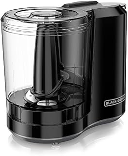 Black+Decker HC300BC Black + Decker 3-Cup Food Processor, One Touch Pulse, Dishwasher Safe