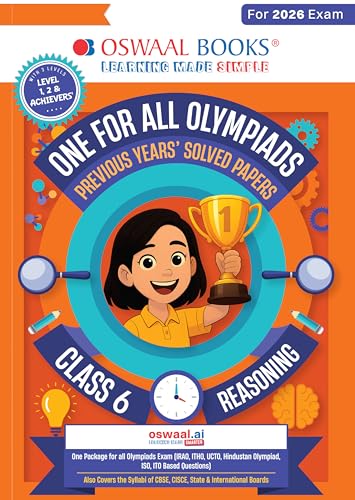 Oswaal One For All Olympiads Class 6 Logical Reasoning Prep-Guide...