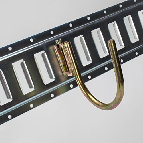 DC Cargo - E Track J Hooks  7" - 10 Pack  - Large Heavy Duty Accessories Hanging Hooks For Your Etrack Rail System Use In Enclosed Trailers Box Trucks Vans Garage Workshop Warehouse - View #10