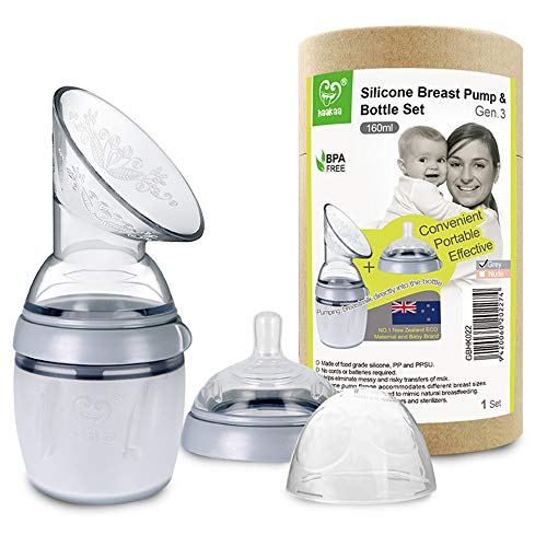 Haakaa Gen 3 Manual Breast Pump & Bottle 5oz/160ml