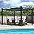 VEIKOU 13x10ft Pergola, Aluminum Pergola w/Thicker Post & Upgraded Retractable Pergola Canopy, Metal Pergolas and Gazebos Heavy-Duty Outdoor Shelter for Porch Yard, Gray