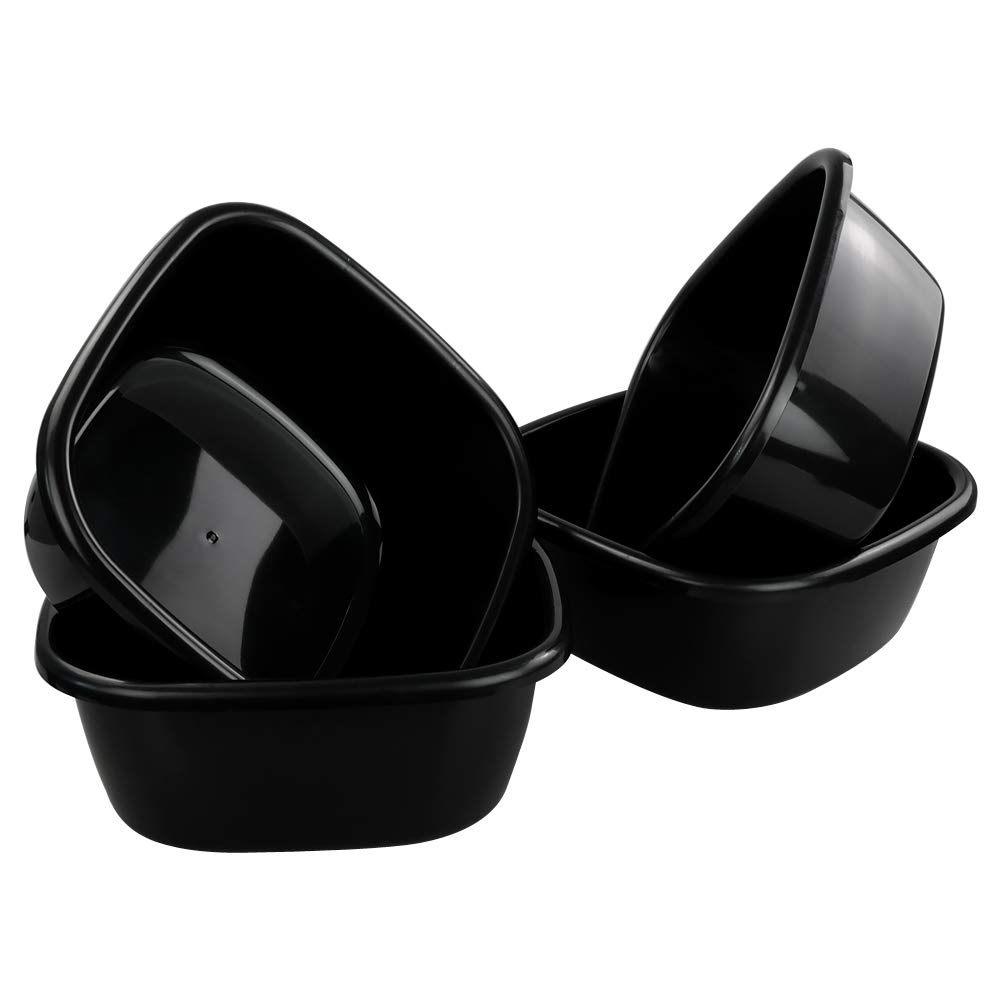 kekow 12 Quart plástico lavabo, 3 unidades (transparente)