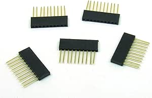 Induttori Assiali 10uH 370mA - 10 Pezzi, THT, Ø3x8mm, Per Circuiti Elettronici